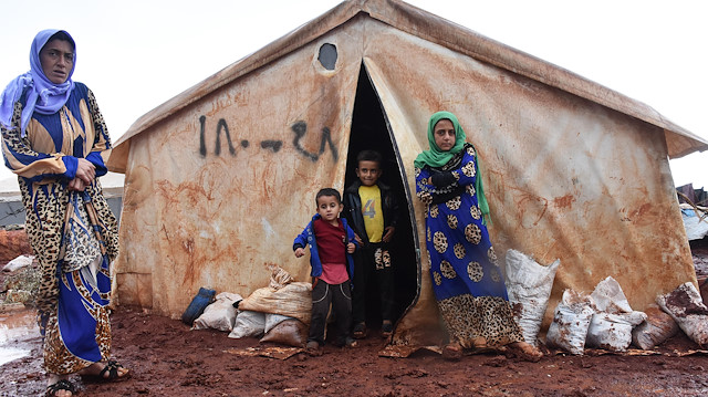 Al-Ihsan camp in Syria's Idlib

