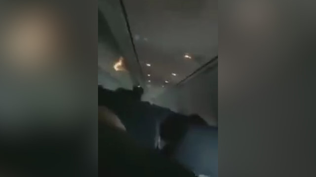 Düşen uçaktaki yolcuların korkutan son anları