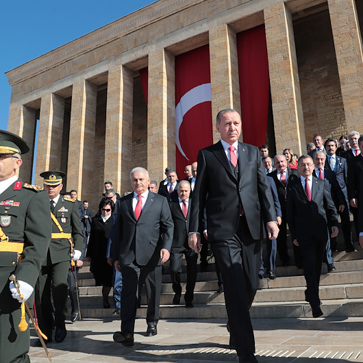 Cumhuriyet 95 yaşında: Anıtkabir'den fotoğraflar