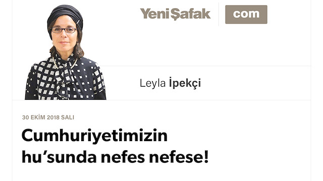 Cumhuriyetimizin hu’sunda nefes nefese!