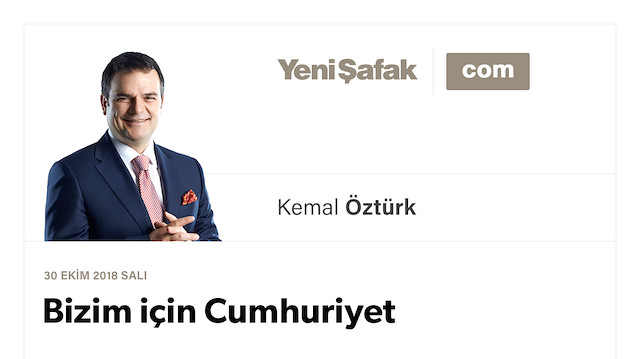 Bizim için Cumhuriyet