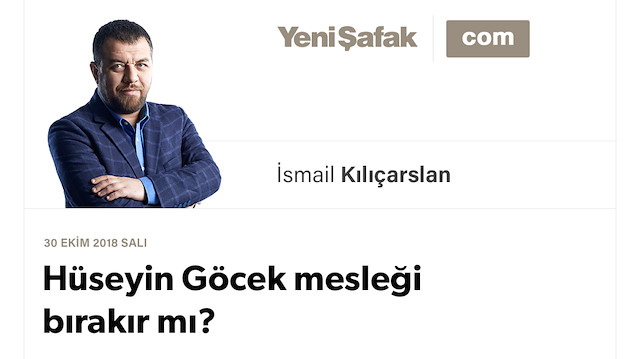 Hüseyin Göcek mesleği bırakır mı?