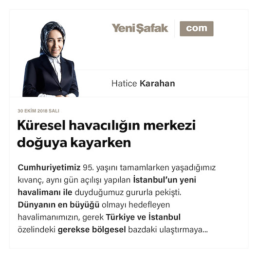 Küresel havacılığın merkezi doğuya kayarken