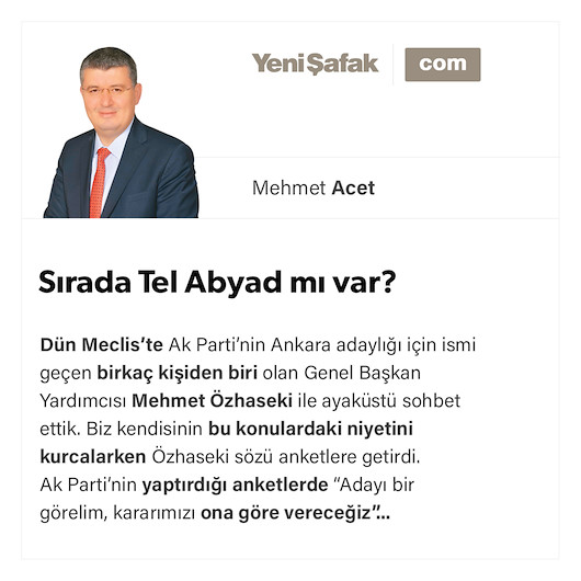 Sırada Tel Abyad mı var?