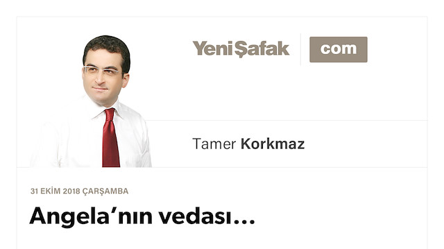 Angela’nın vedası…