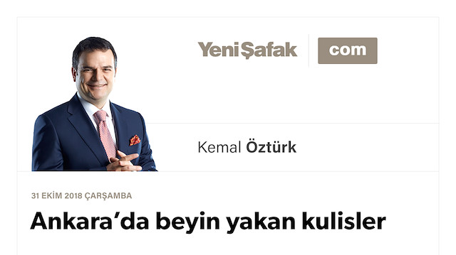 Ankara’da beyin yakan kulisler