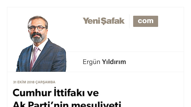 Cumhur İttifakı ve Ak Parti’nin mesuliyeti