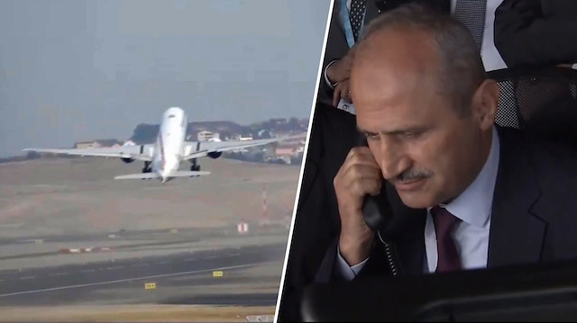 İstanbul Havalimanı'nda tarihi anlar: İlk tarifeli uçak havalandı