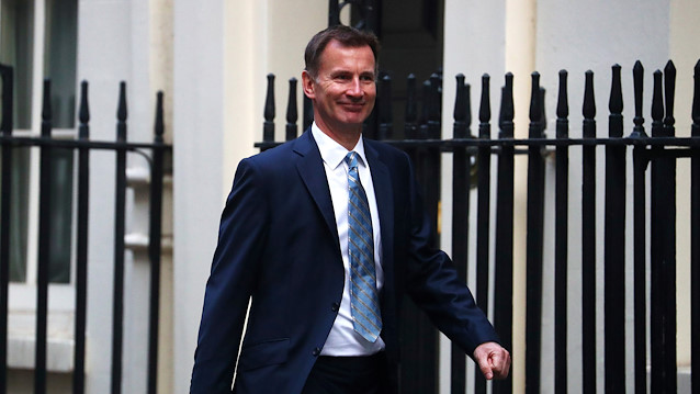 Britain's Foreign Secretary Jeremy Hunt