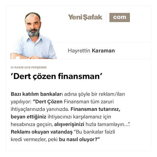 ‘Dert çözen finansman’