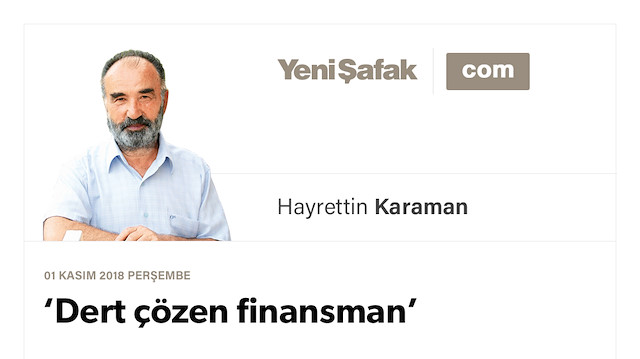 ‘Dert çözen finansman’