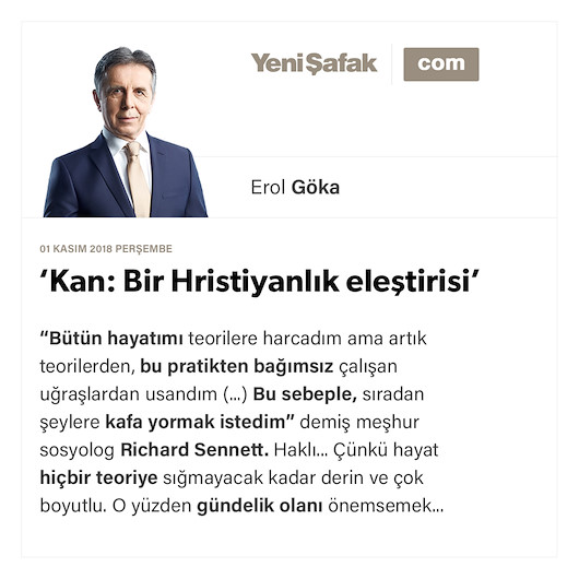 ‘Kan: Bir Hristiyanlık eleştirisi’