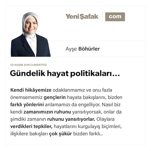 Gündelik hayat politikaları…