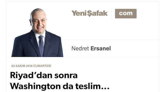 Riyad’dan sonra Washington da teslim...