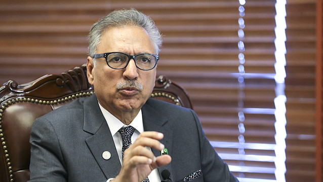 Pakistan's President Arif Alvi in Istanbul


