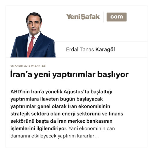 İran’a yeni yaptırımlar başlıyor