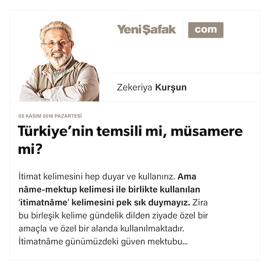 Türkiye’nin temsili mi, müsamere mi?