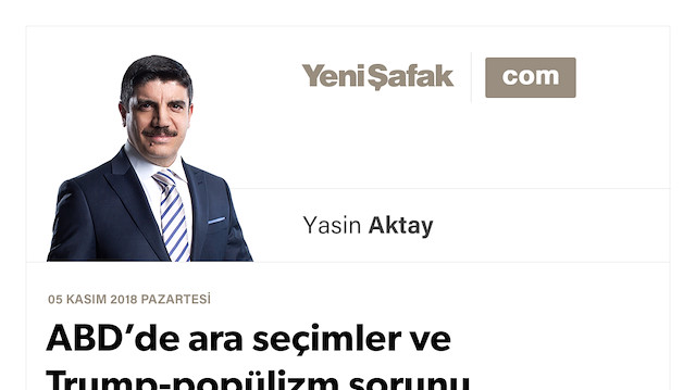 ABD’de ara seçimler ve Trump-popülizm sorunu