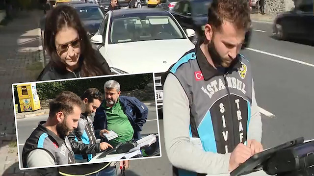 Yarım saatte sürücülere kesilen ceza dudak uçuklattı