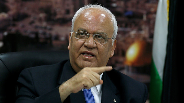 Chief Palestinian negotiator Saeb Erekat