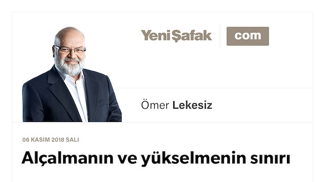 Alçalmanın ve yükselmenin sınırı