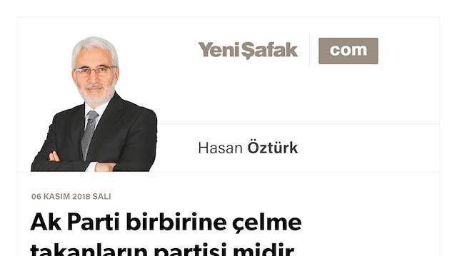 Ak Parti birbirine çelme takanların partisi midir