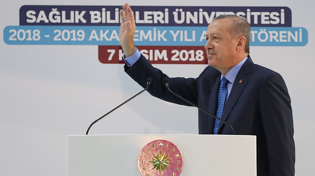 CumhurbaÅkanÄ± ErdoÄan, akademik yÄ±l aÃ§Ä±lÄ±Å tÃ¶reninde konuÅtu.