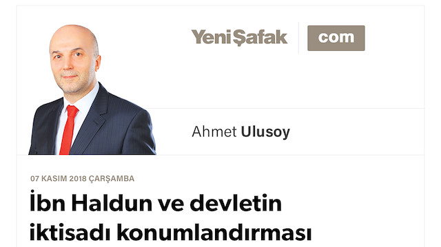 İbn Haldun ve devletin iktisadı konumlandırması