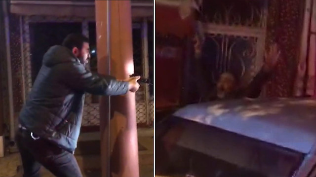Şehrin göbeğinde film sahnelerini aratmayan kovalamaca