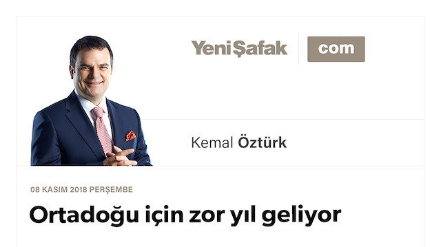 Ortadoğu için zor yıl geliyor