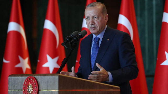 Cumhurbaşkanı Recep Tayyip Erdoğan.