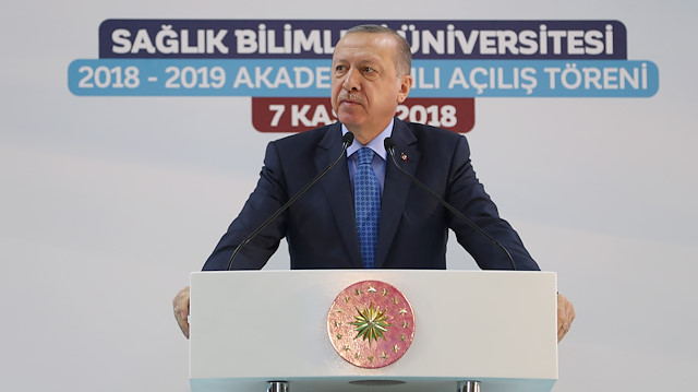 Turkish President Recep Tayyip Erdoğan  