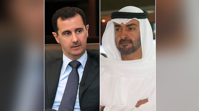 Beşşar Esed - BAE Veliaht Prensi Muhammed bin Zayed