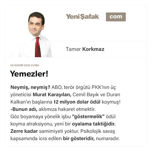Yemezler!