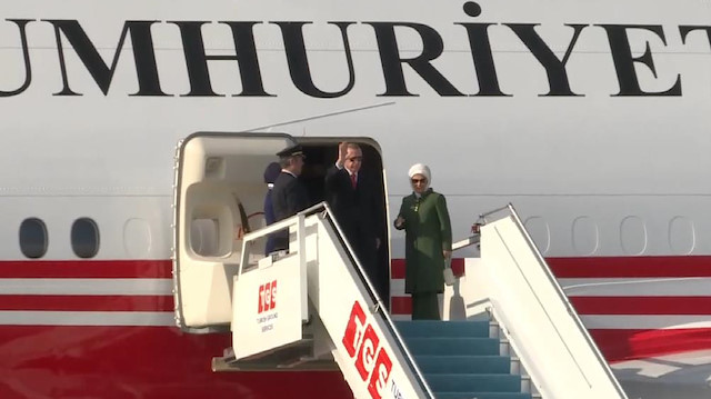 President Erdoğan departs from capital Ankara to visit France