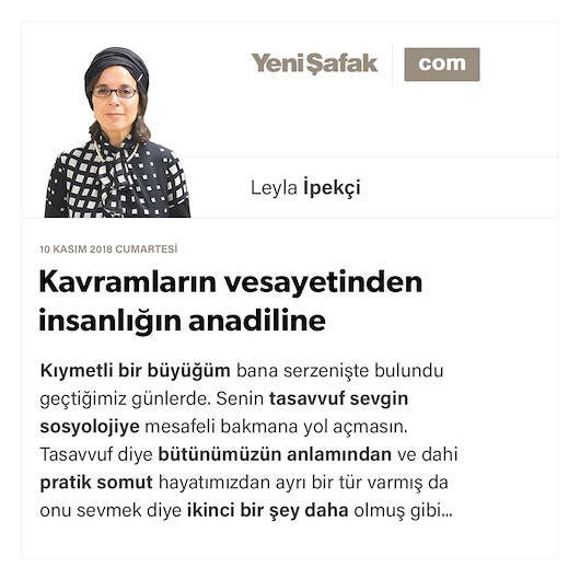 Kavramların vesayetinden insanlığın anadiline