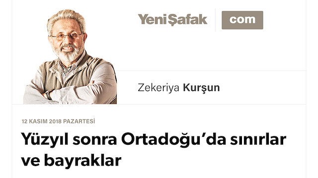 Yüzyıl sonra Ortadoğu’da sınırlar ve bayraklar