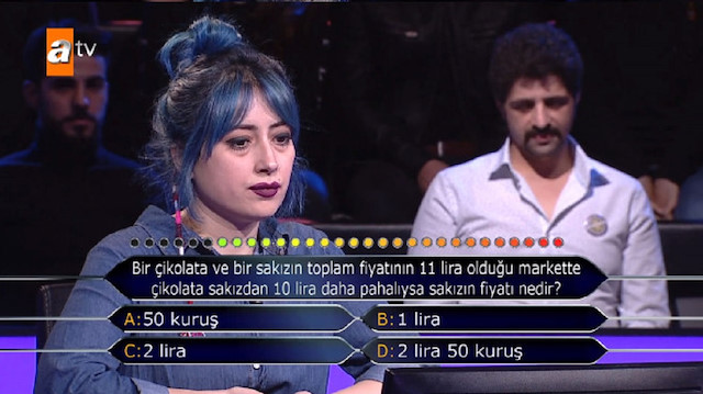 Kim Milyoner'deki matematik sorusu sosyal medyayı karıştırdı