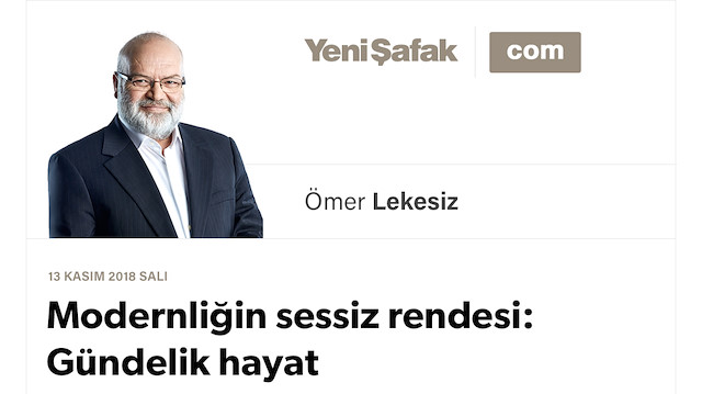 Modernliğin sessiz rendesi: Gündelik hayat