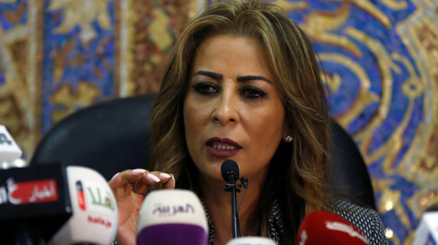 Jordan's Minister of State for Media Affairs Juamana Ghunaimat 