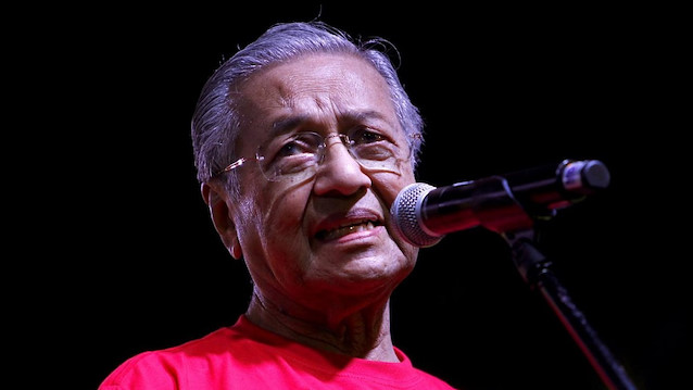 Malaysia's Prime Minister Mahathir Mohamad 