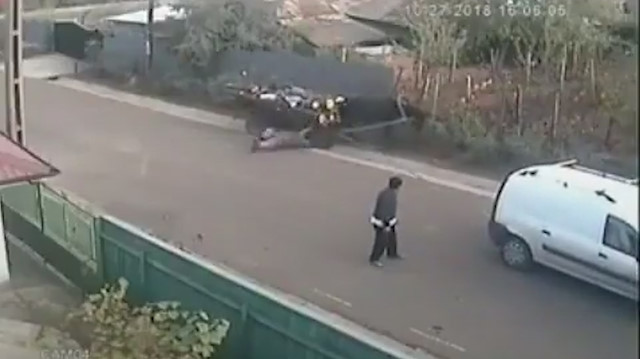 Sosyal medya bunu konuşuyor: 23 saniyede garip olaylar silsilesi