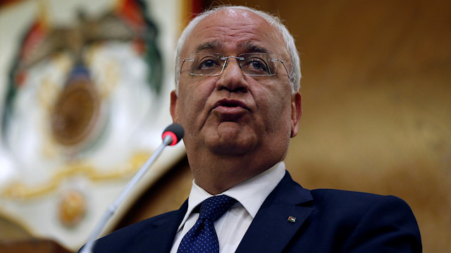 Palestinian chief negotiator Saeb Erekat 