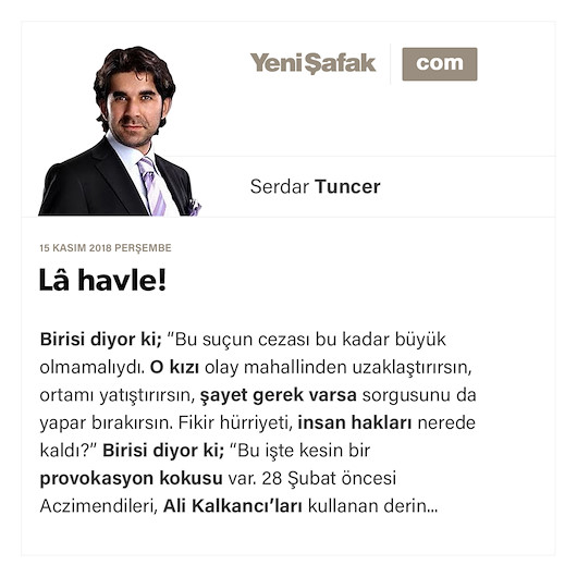 Lâ havle!