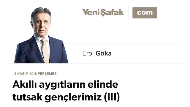 Akıllı aygıtların elinde tutsak gençlerimiz (III)