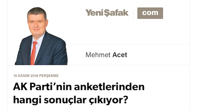 AK Parti’nin anketlerinden hangi sonuçlar çıkıyor?