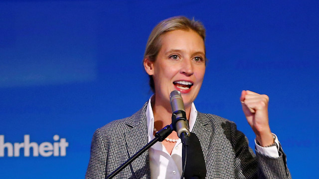 Alice Weidel of the anti-immigration party Alternative for Deutschland (AfD) 