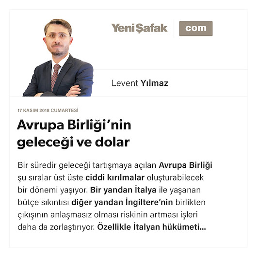 Avrupa Birliği’nin geleceği ve dolar