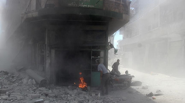 The regime and Iranian-backed terrorist groups have been firing artillery into many villages including Jarjanaz and Al-Tamanah, which are situated inside the de-escalation zone.