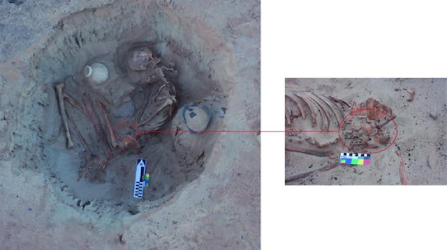 Mısır'da hamile bir kadına ait 3 bin 700 yıllık mezar
